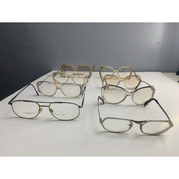 Vintage 1960s Safilo Swank Luxottica Marcolin Stetson & More Eyeglasses Lot of 8 main image 4